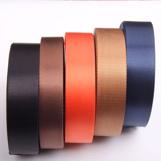 Fabric Jacquard Woven RPET Flat Belt Tubular Nylon Cotton PP/Polypropylene Polyester Webbing