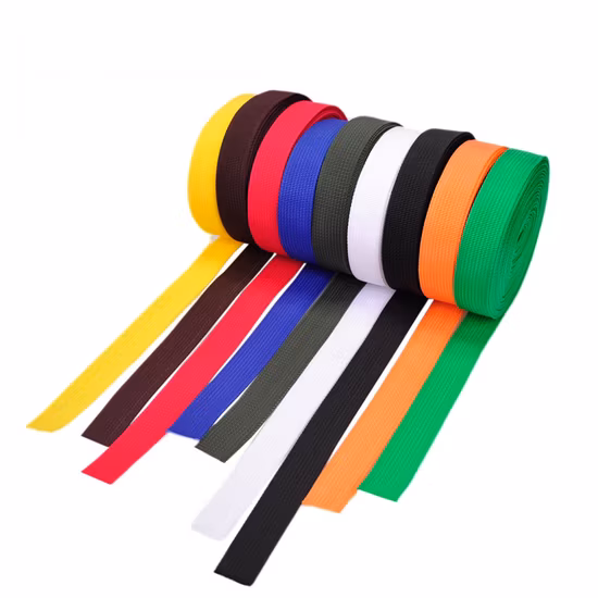 Bolsa de costura verde claro, accesorios para cinturón, correas de polipropileno PP, cinta para cinturón, correa para bolsa